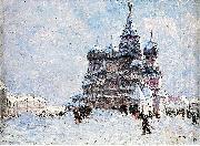 Nikolay Nikanorovich Dubovskoy Red Square Sweden oil painting artist